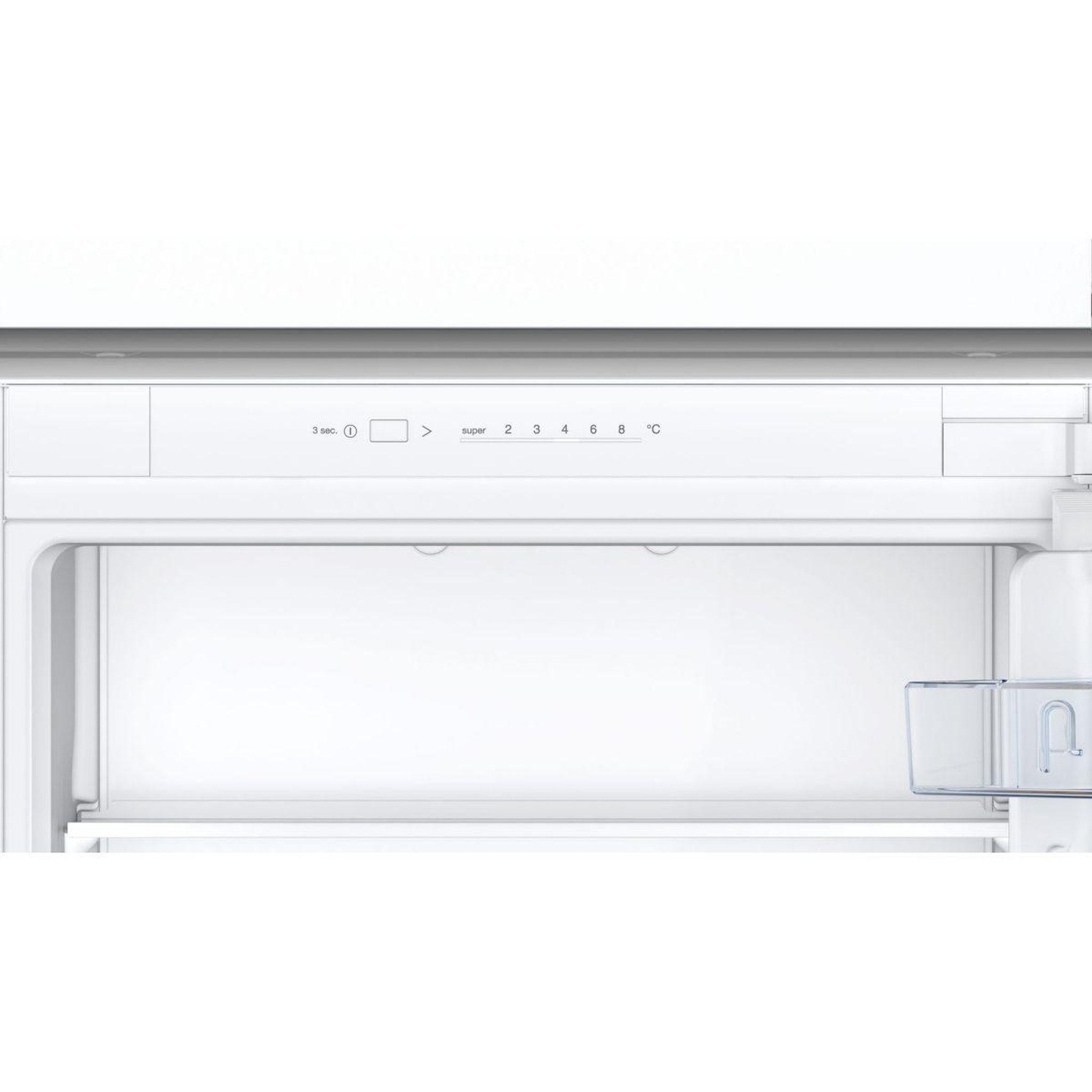 Voir la diapositive 4 : BOSCH Réfrigérateur combiné encastrable KIV87NSE0, Série 2, Eco Airflow