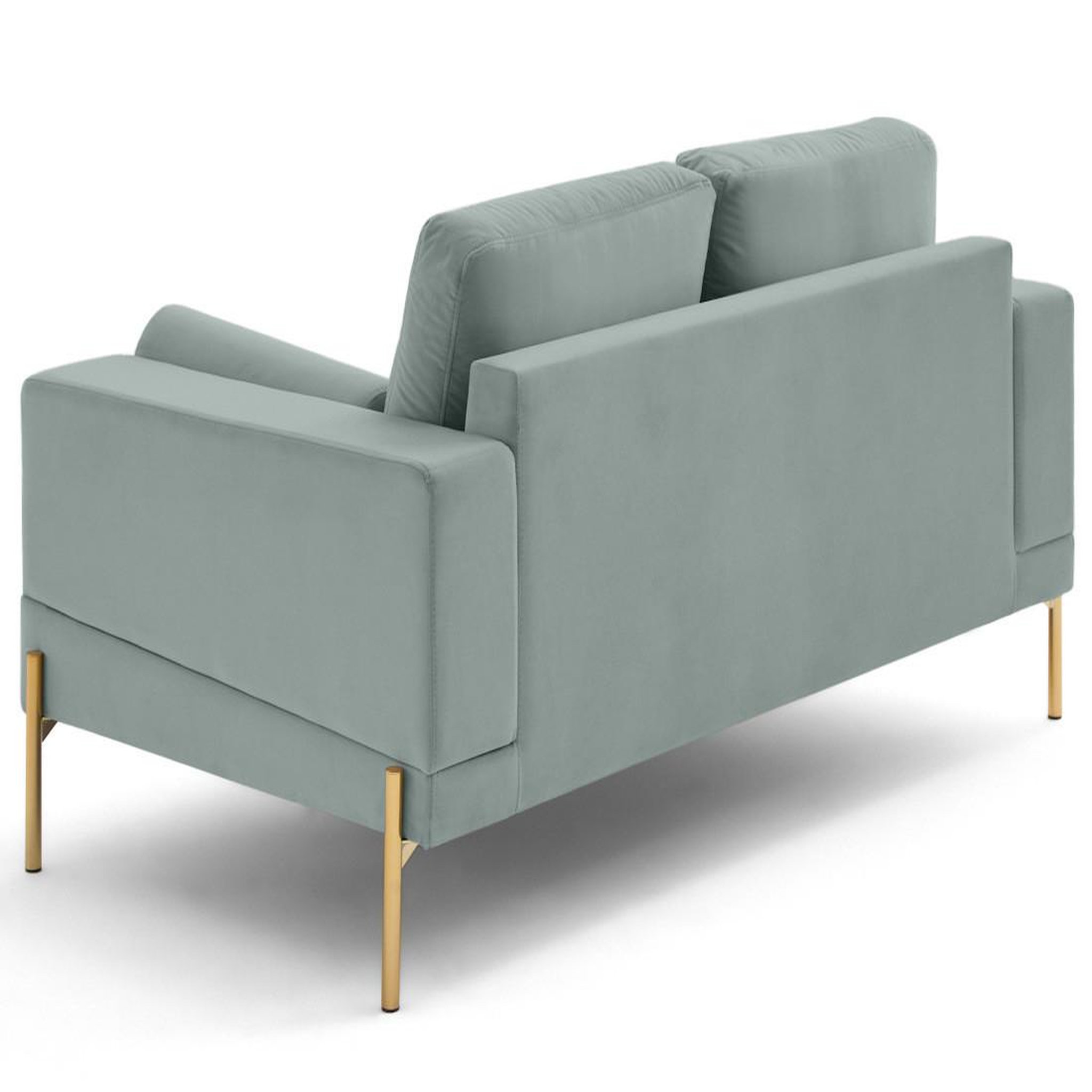 Voir la diapositive 6 : LISA DESIGN Isaure - canapé droit 2 places en velours