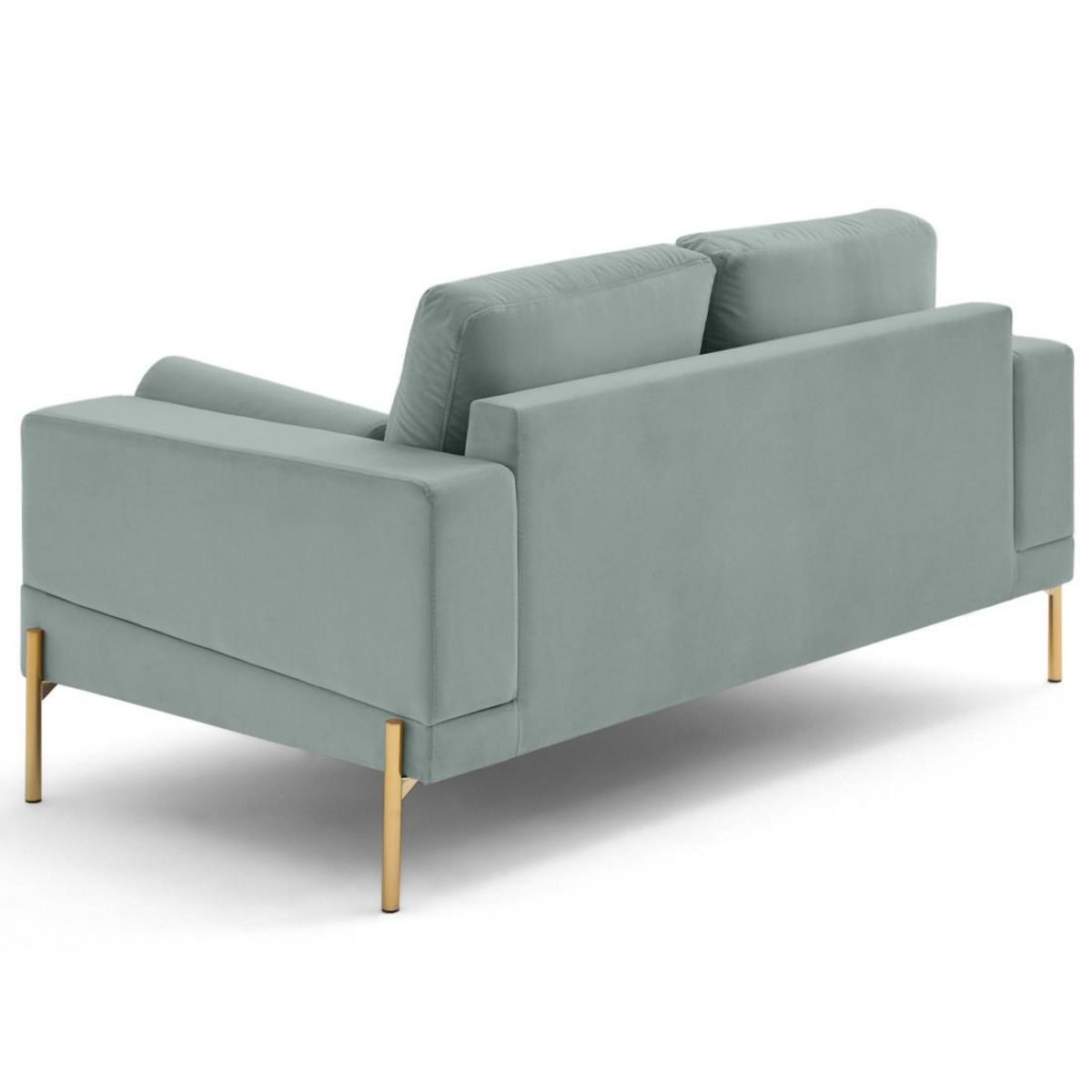 LISA DESIGN Isaure - canapé droit 2 places en velours