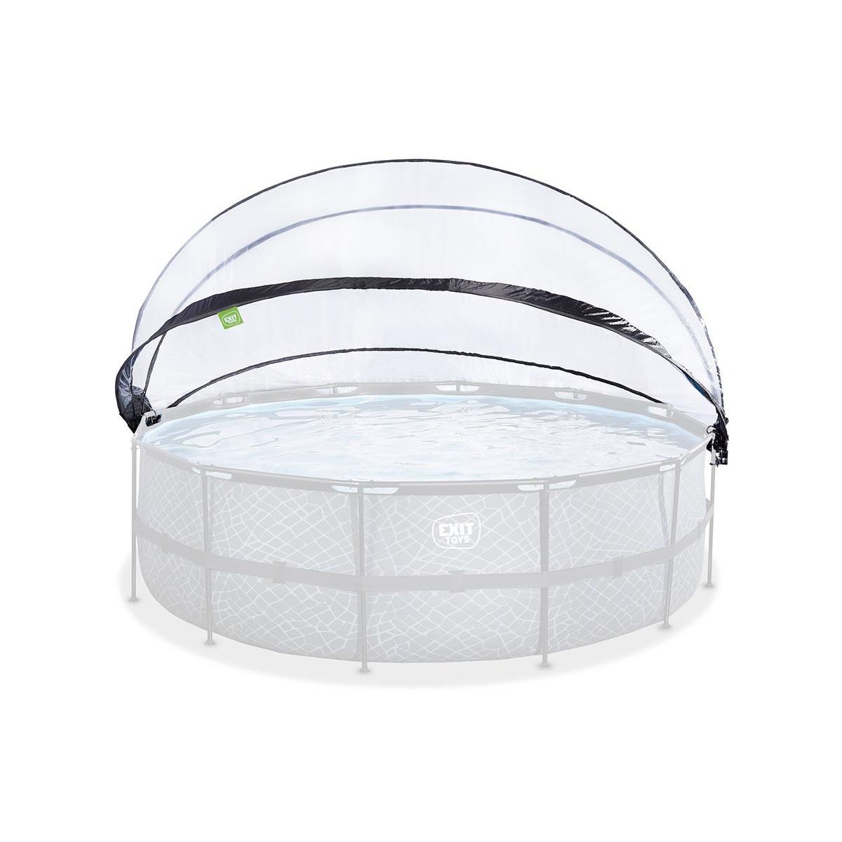 EXIT TOYS Dôme pour piscine tubulaire ronde de Ø 4,40 à 4,60 m - Exit Toys