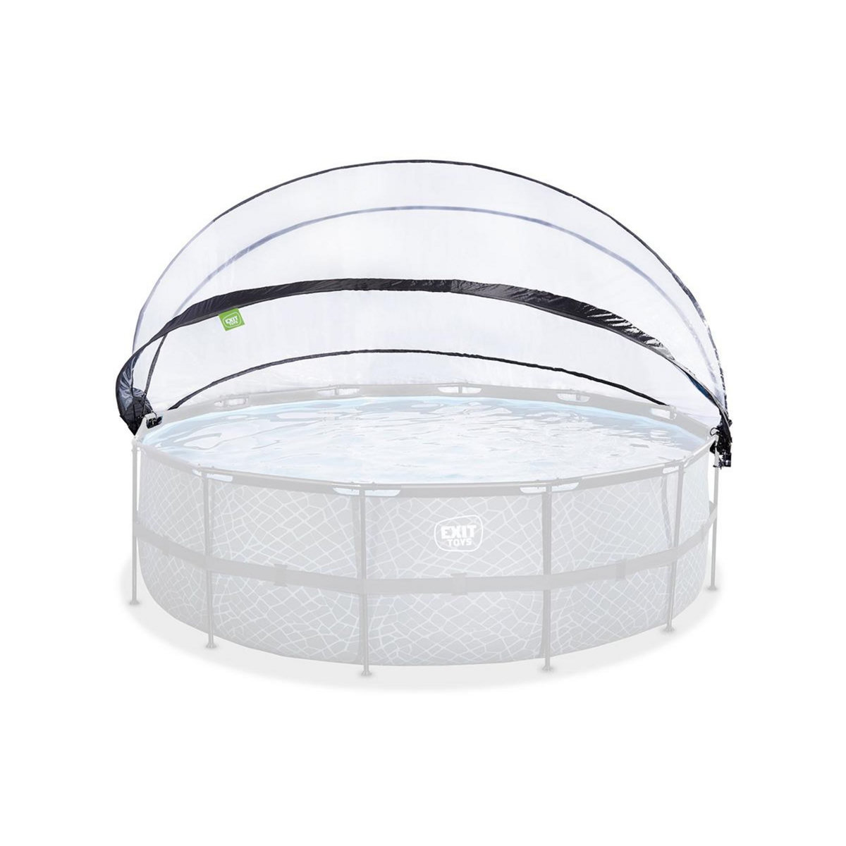 EXIT TOYS Dôme pour piscine tubulaire ronde de Ø 4,40 à 4,60 m - Exit Toys