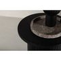 Voir la diapositive 5 : Paris Prix Table d'Appoint Design Nervuré  Bianca  65cm Noir