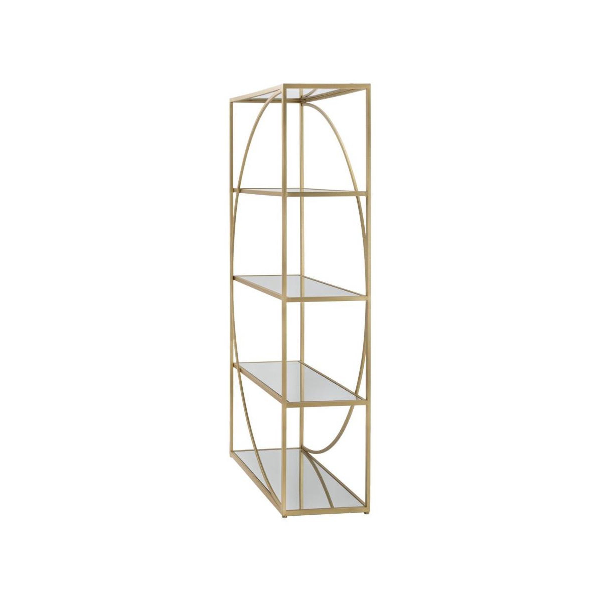 Voir la diapositive 3 : Paris Prix Étagère design 4 niveaux  glamy  180cm or