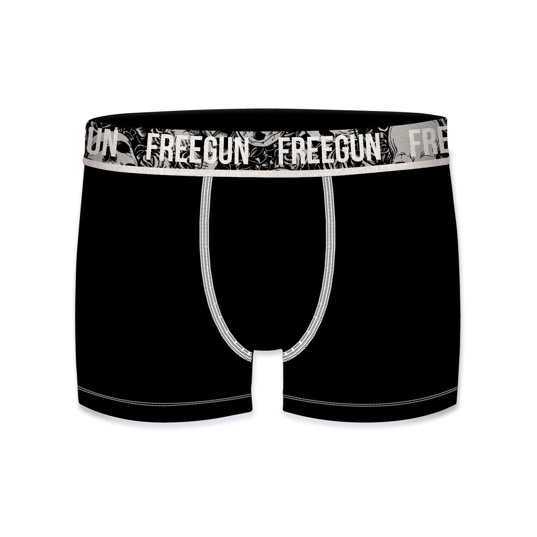Voir la diapositive 3 : FREEGUN Lot de 4 Boxers garçon en coton