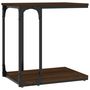 Voir la diapositive 2 : VIDAXL Table d'appoint Chene marron 50x35x52 cm Bois d'ingenierie