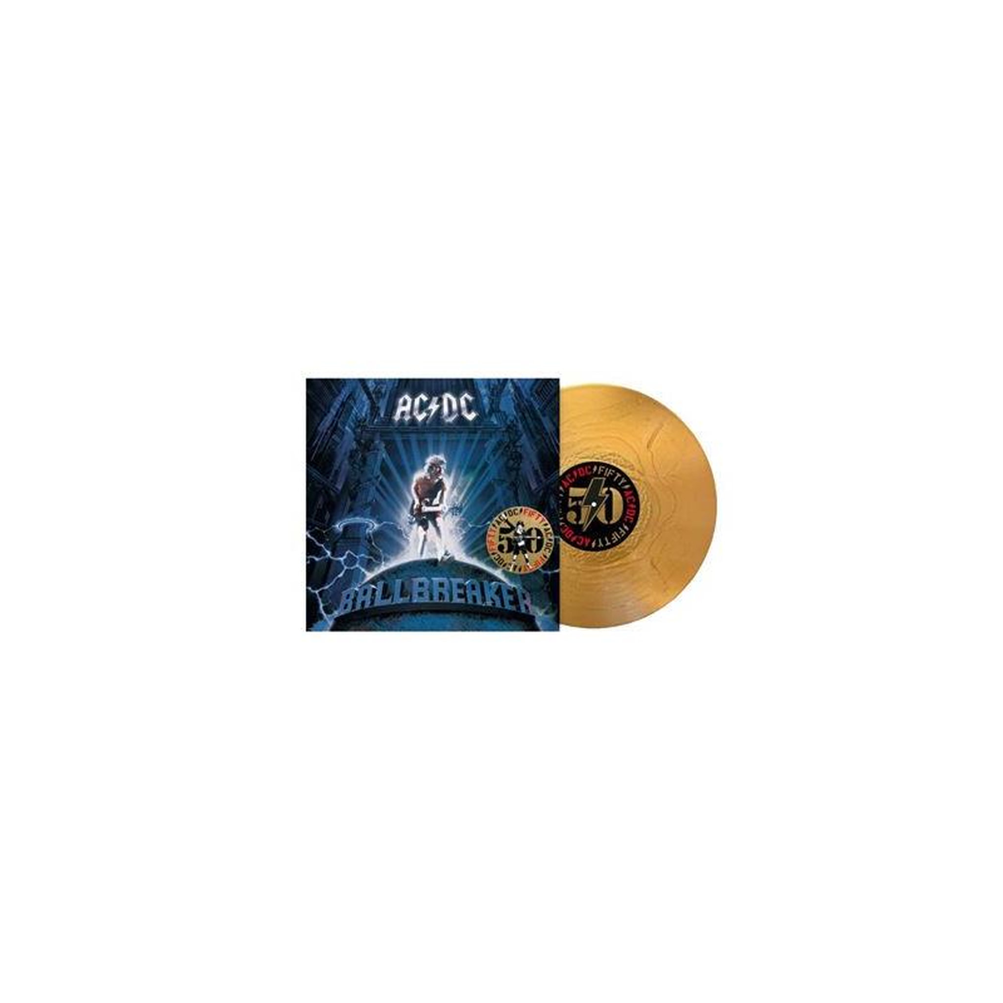 COLUMBIA Vinyle ac/dc – ballbreaker, édition limitée vinyle doré