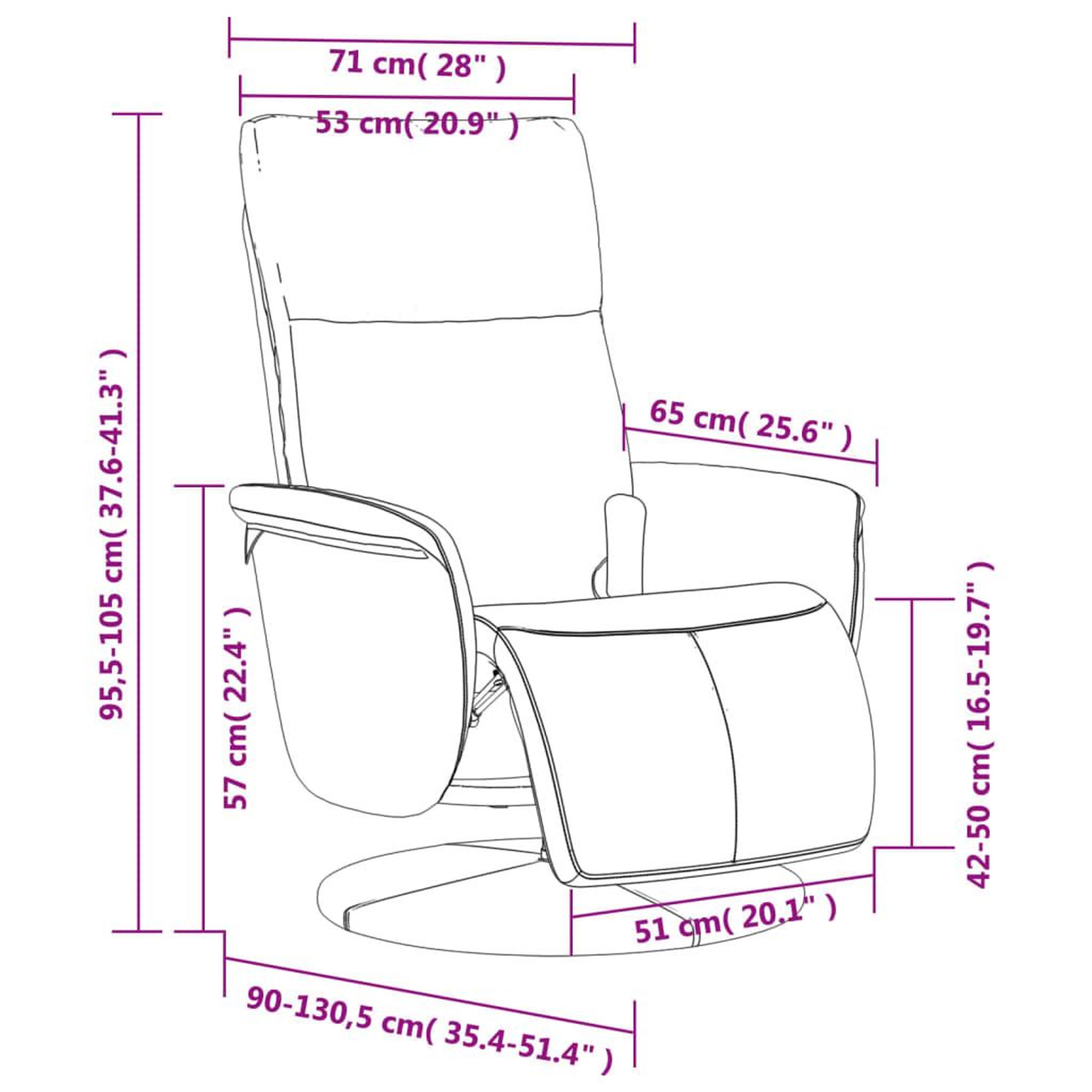 Voir la diapositive 6 : VIDAXL Fauteuil inclinable de massage repose-pieds noir similicuir