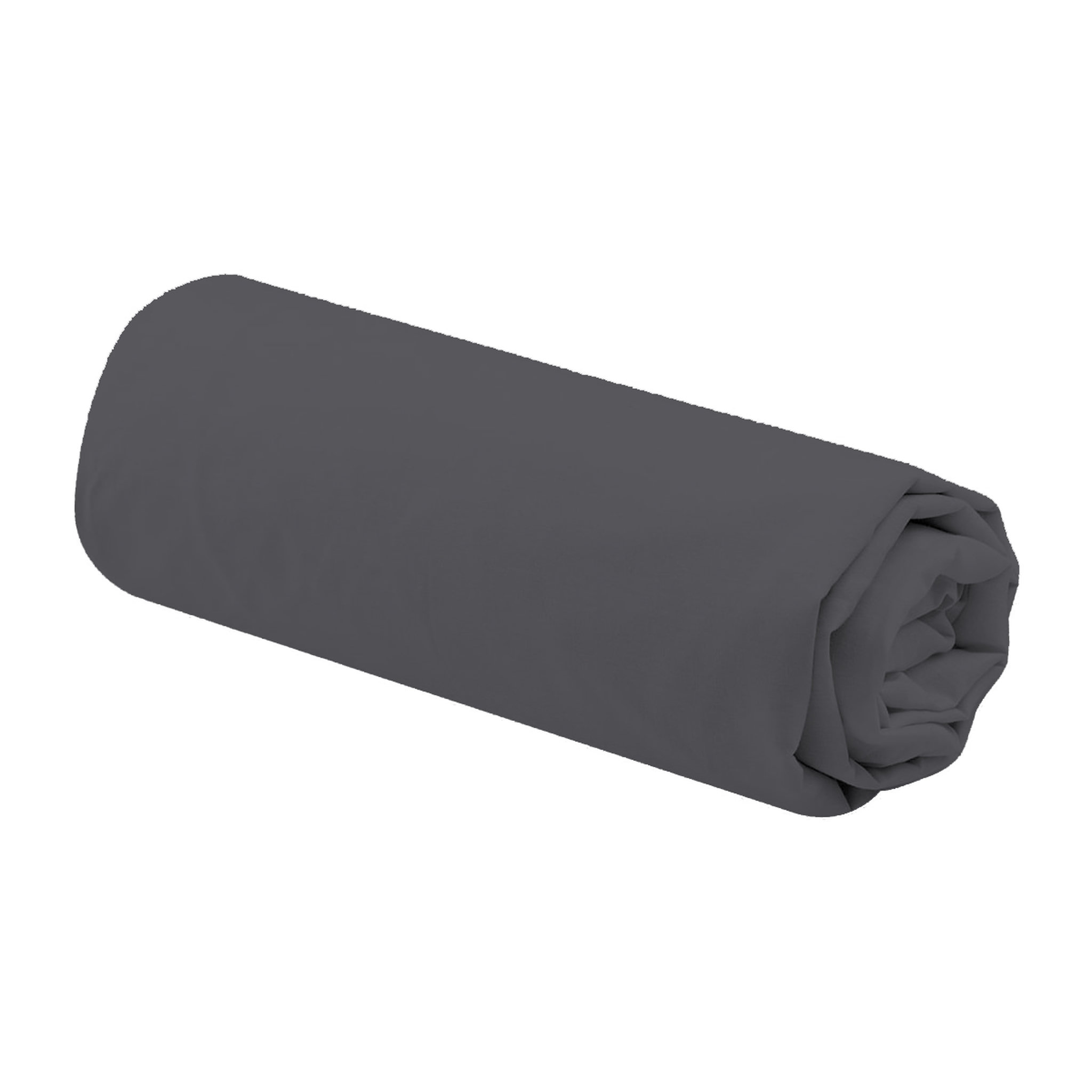 Drap housse uni en microfibre 