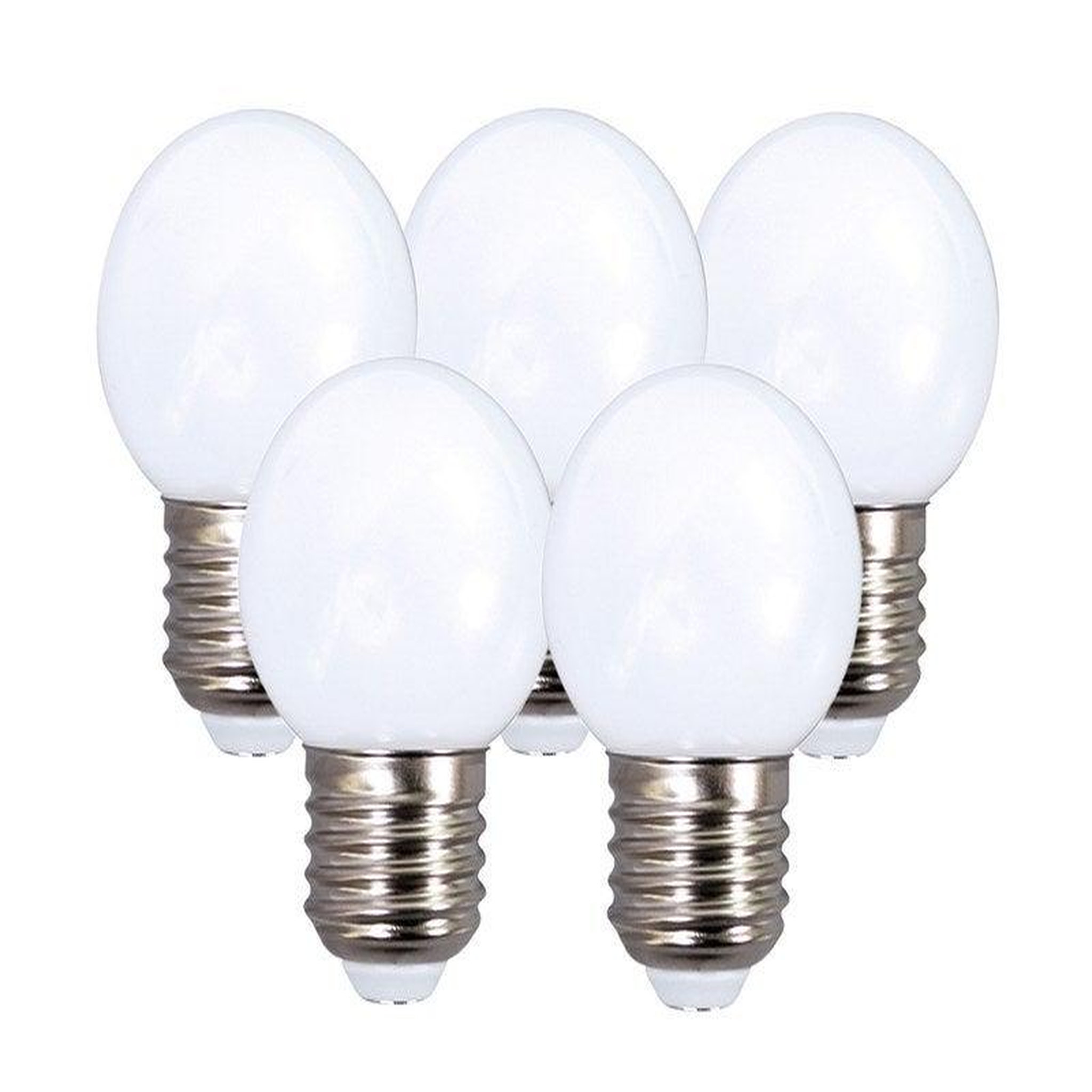 CENTRALE BRICO Lot de 5 ampoules led opaque E27 50 Lm ~ 7 W