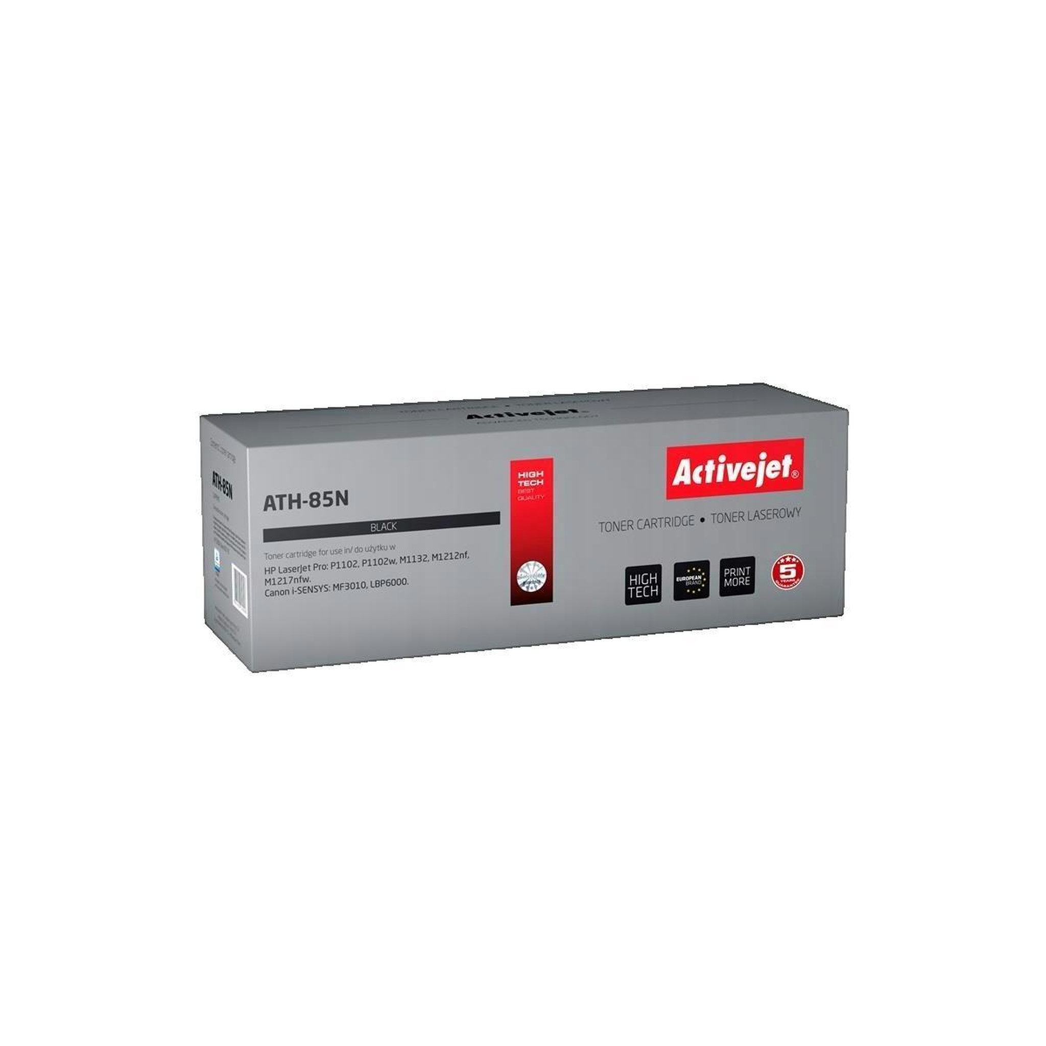Voir la diapositive 2 : ActiveJet Toner Activejet ATH-85N Noir
