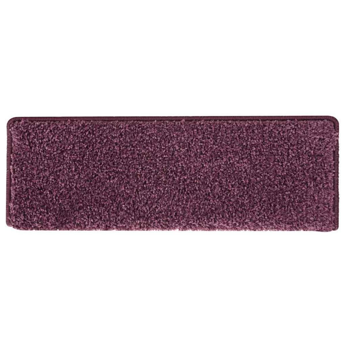 VIDAXL Tapis d'escalier 30 pcs 65x21x4 cm violet fonce