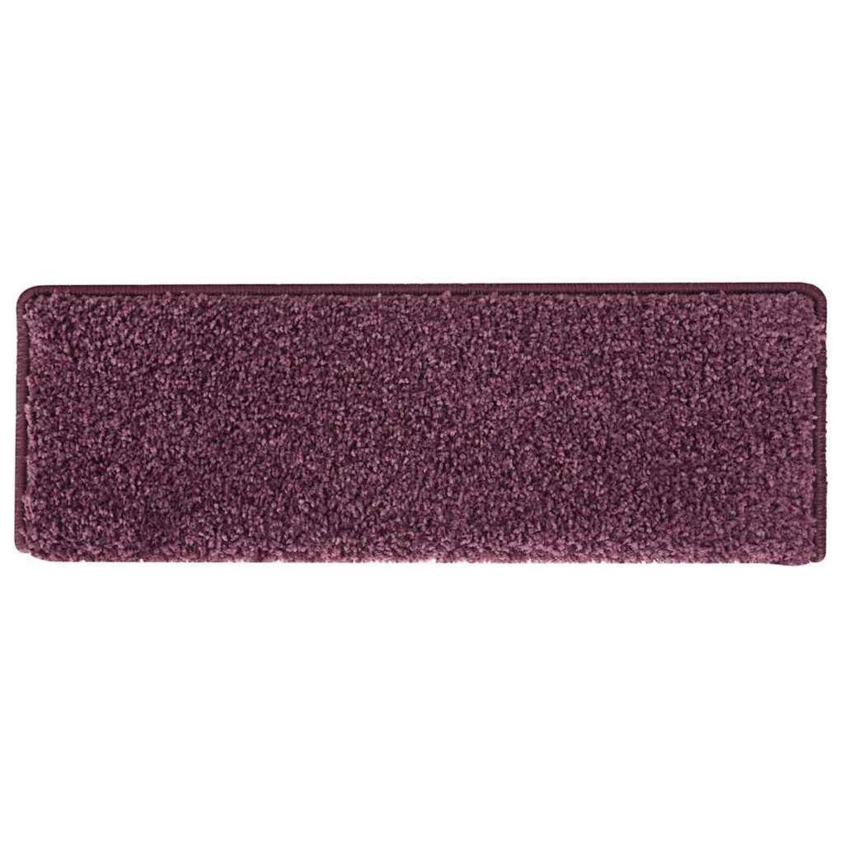 VIDAXL Tapis d'escalier 30 pcs 65x21x4 cm violet fonce