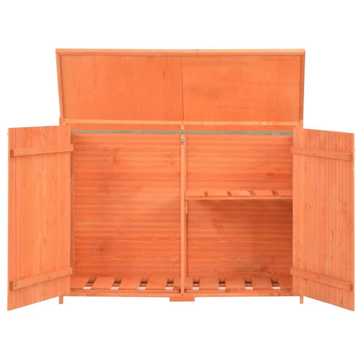 VIDAXL Abri de stockage de jardin 128x42x91 cm Bois