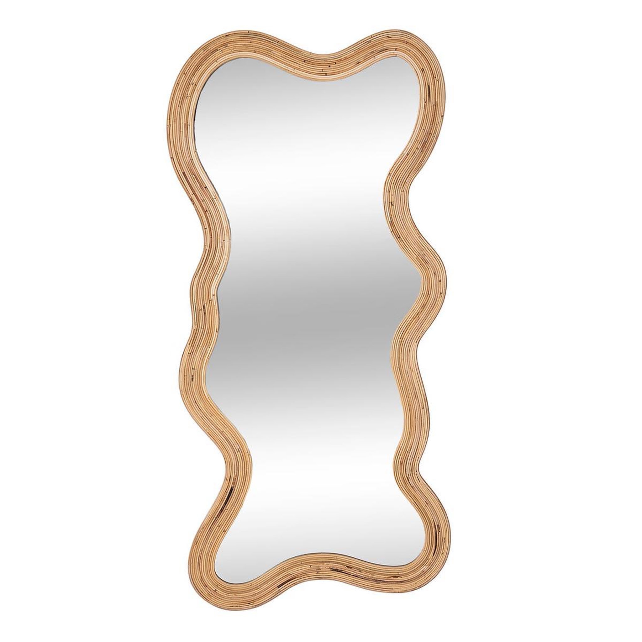 ATMOSPHERA Miroir mural organique  kim  179cm naturel