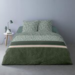 Dourev Housse de couette 240x220 ARIEL+ 2 taies matière Polaire