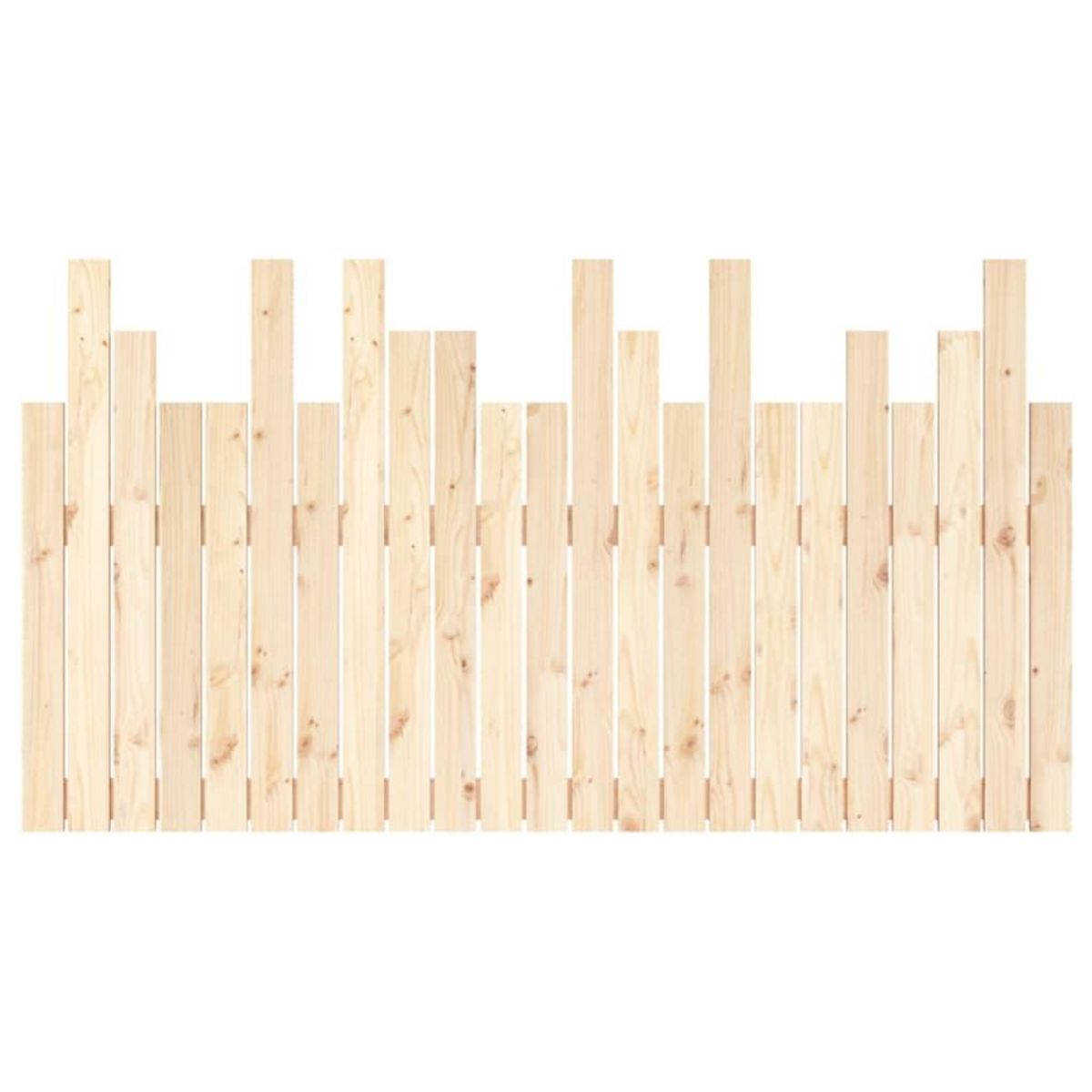 VIDAXL Tete de lit murale 146,5x3x80 cm Bois massif de pin