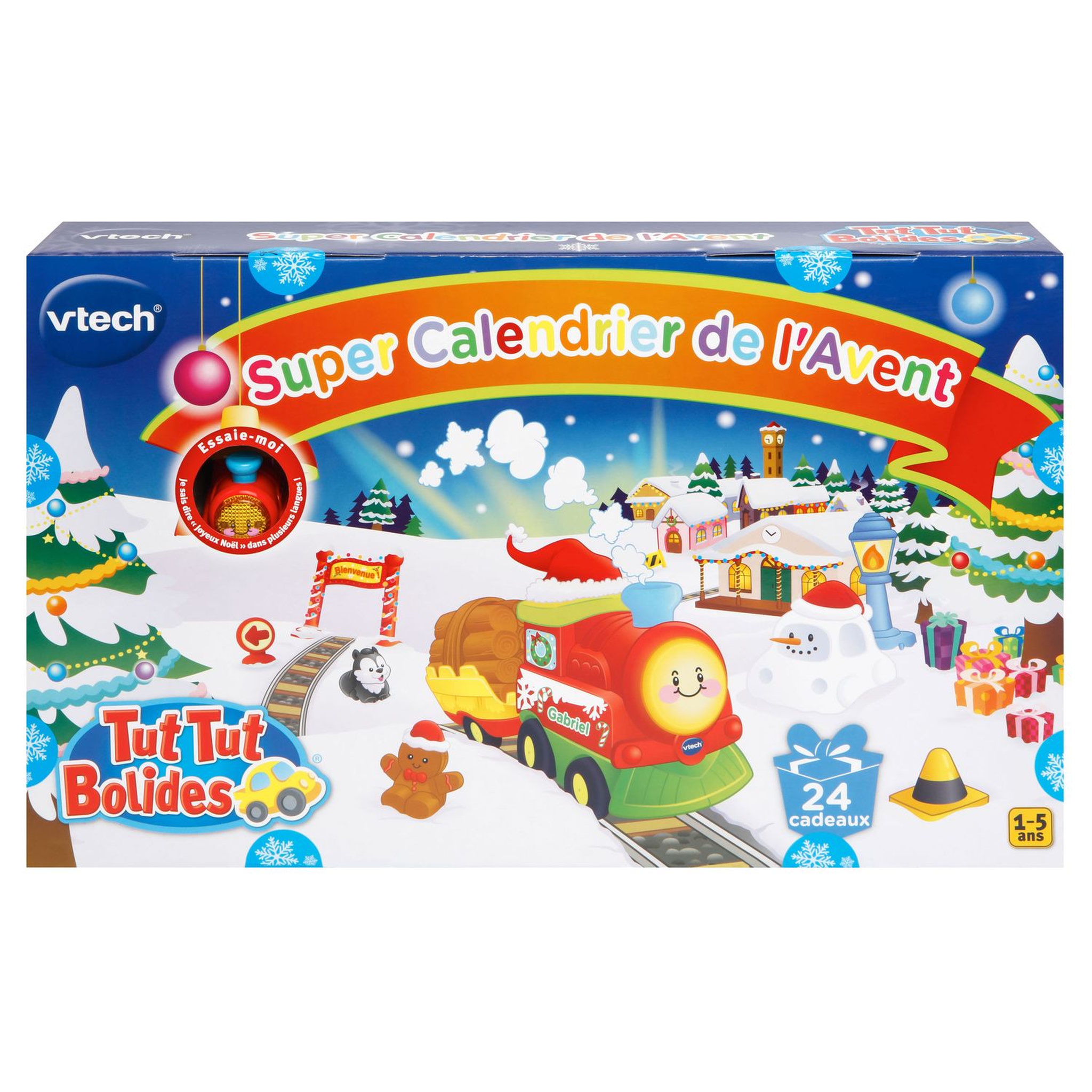 Voir la diapositive 2 : VTECH  Super calendrier de l'avent - Tut Tut Bolides 