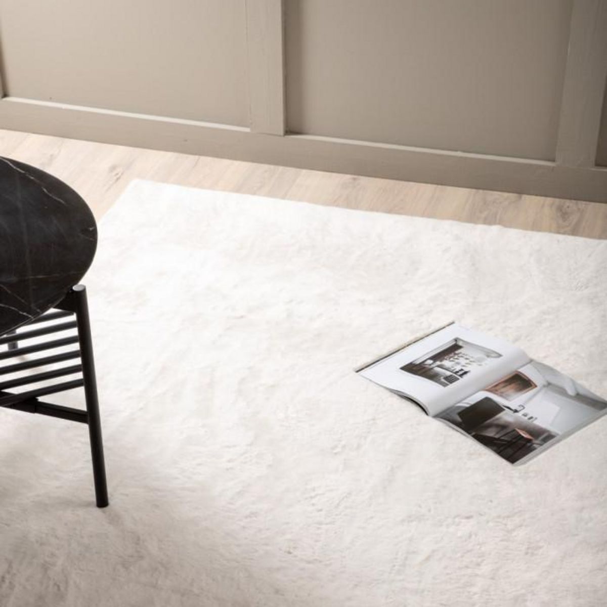 Paris Prix Tapis Design  Nina  160x230cm Blanc