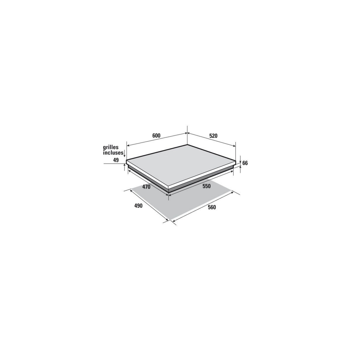 Sauter Table Induc SPI4368B