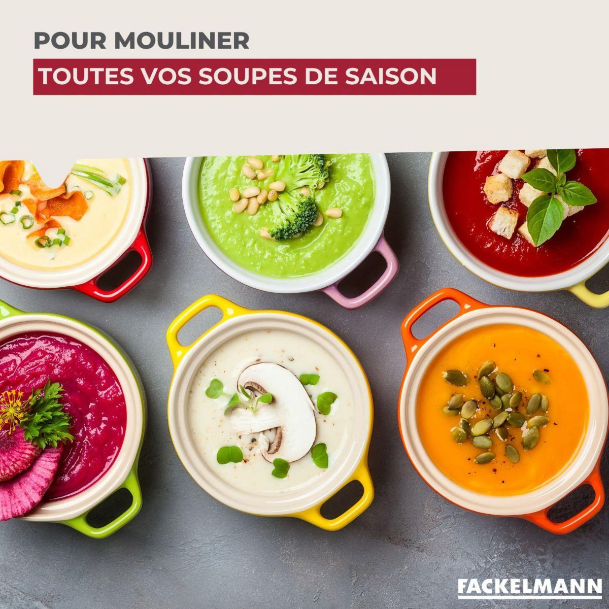 Fackelmann Moulin à légumes plastique 19 cm Fackelmann Handmade Tradition