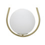Voir la diapositive 6 : Paris Prix Lampe Suspension Sphère  Glamy Drop  46cm Blanc & Or