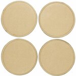 Paris Prix Lot de 4 Dessous de Verre Design  Lilo  10cm Or