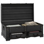 Voir la diapositive 4 : VIDAXL Coffre de rangement en bois Large Noir