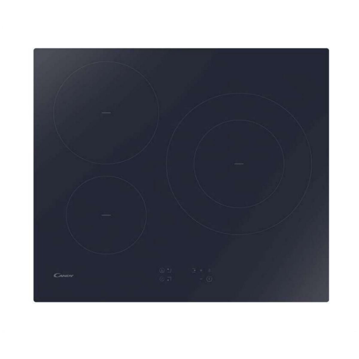 Candy Table de cuisson induction 60cm 3 feux 7200w noir - CI633C/M1