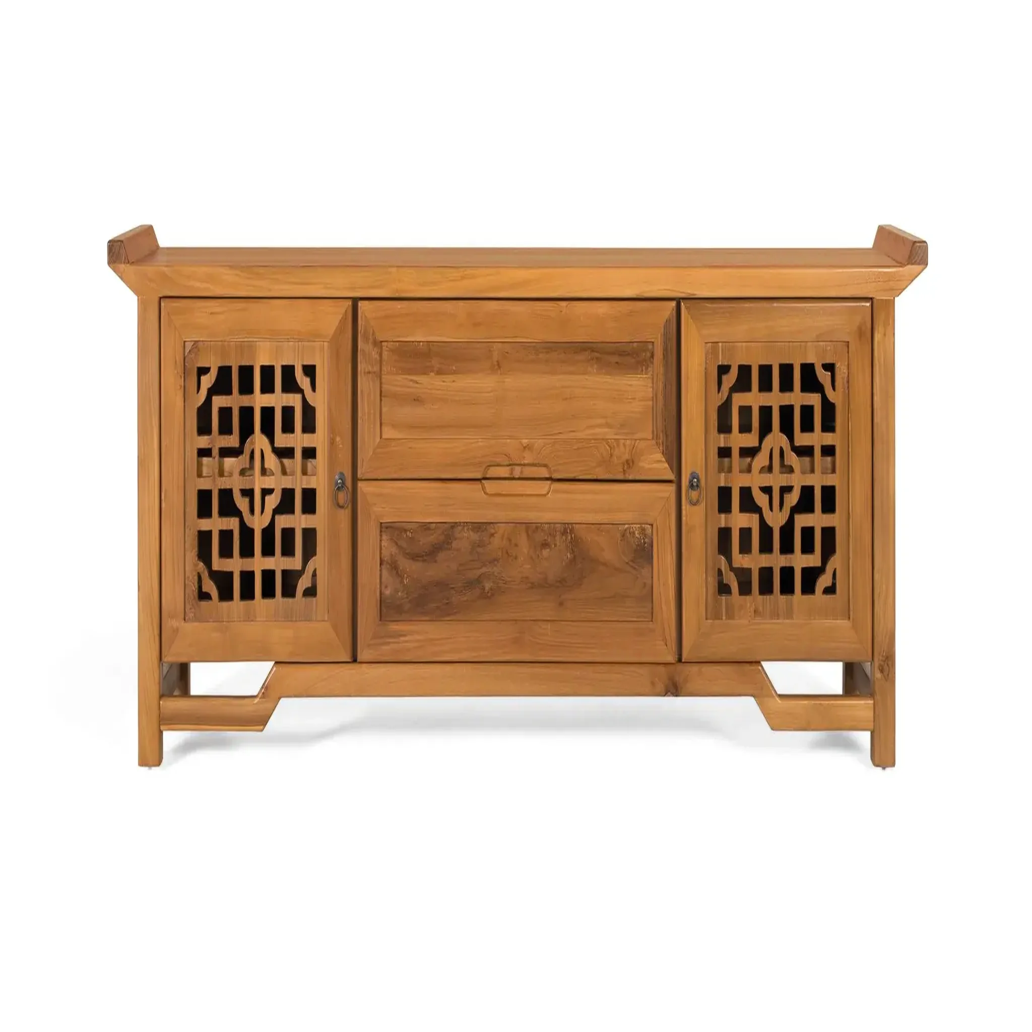 GINER Y COLOMER SL Meuble tv en bois de teck 180 cm style colonial oriental