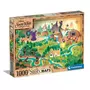 CLEMENTONI Puzzle 1000 pièces : Story Maps - Blanche-Neige