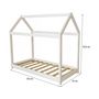 Voir la diapositive 3 : Habitat et Jardin Lit Cabane pour enfant  Camilla  - 140 x 70 cm - Blanc
