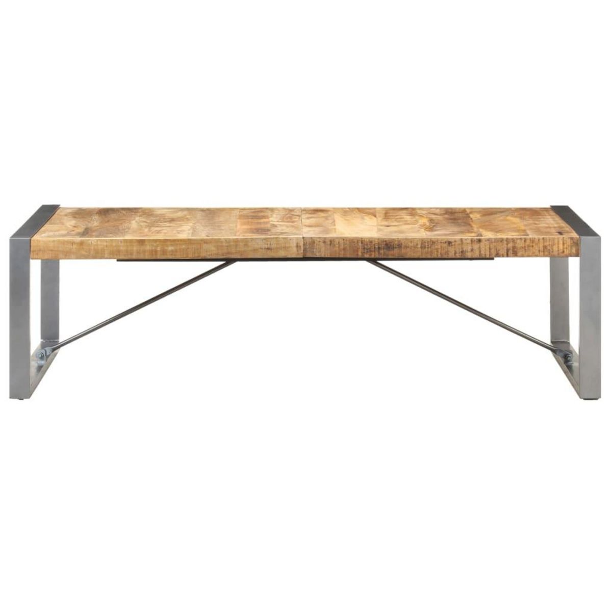 VIDAXL Table basse 140x70x40 cm Bois de manguier brut