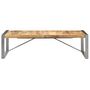 Voir la diapositive 2 : VIDAXL Table basse 140x70x40 cm Bois de manguier brut