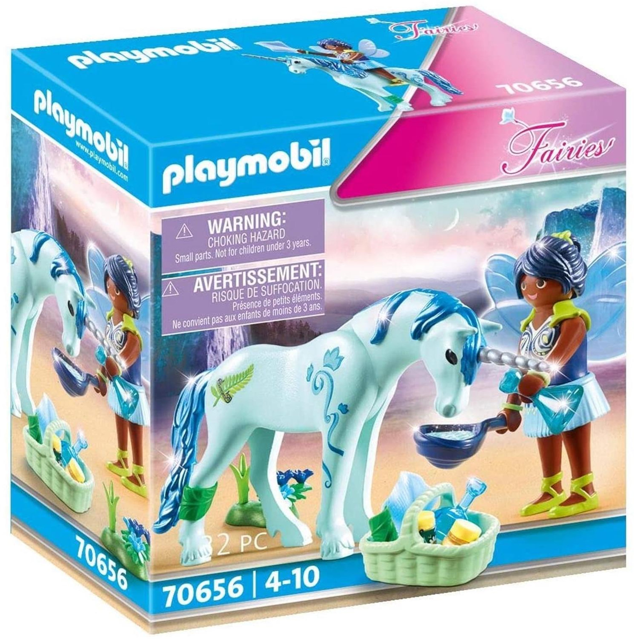 PLAYMOBIL Fairies Licorne avec fée médicinale