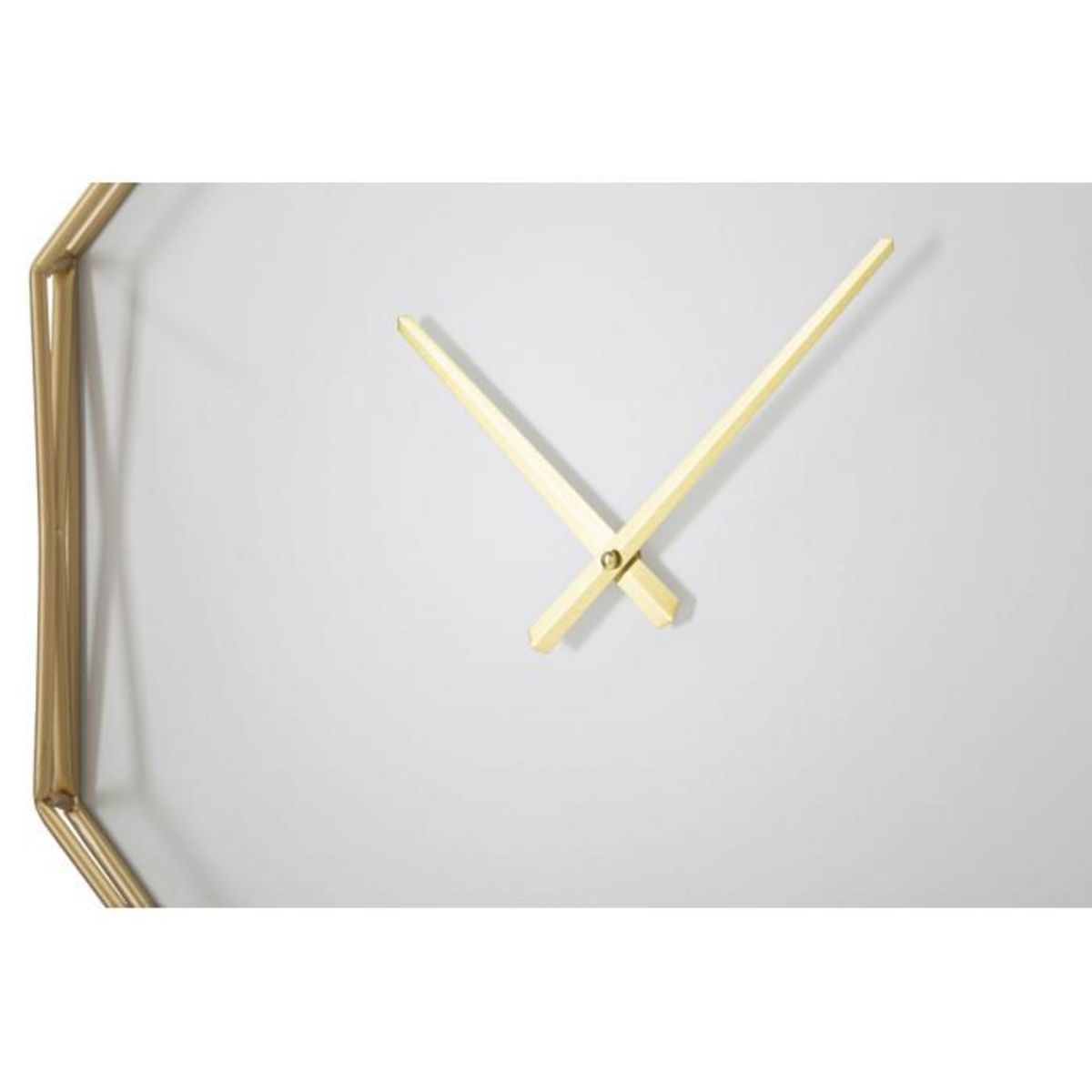 Paris Prix Horloge Murale en Métal  Goldy Octogonal  56cm Or