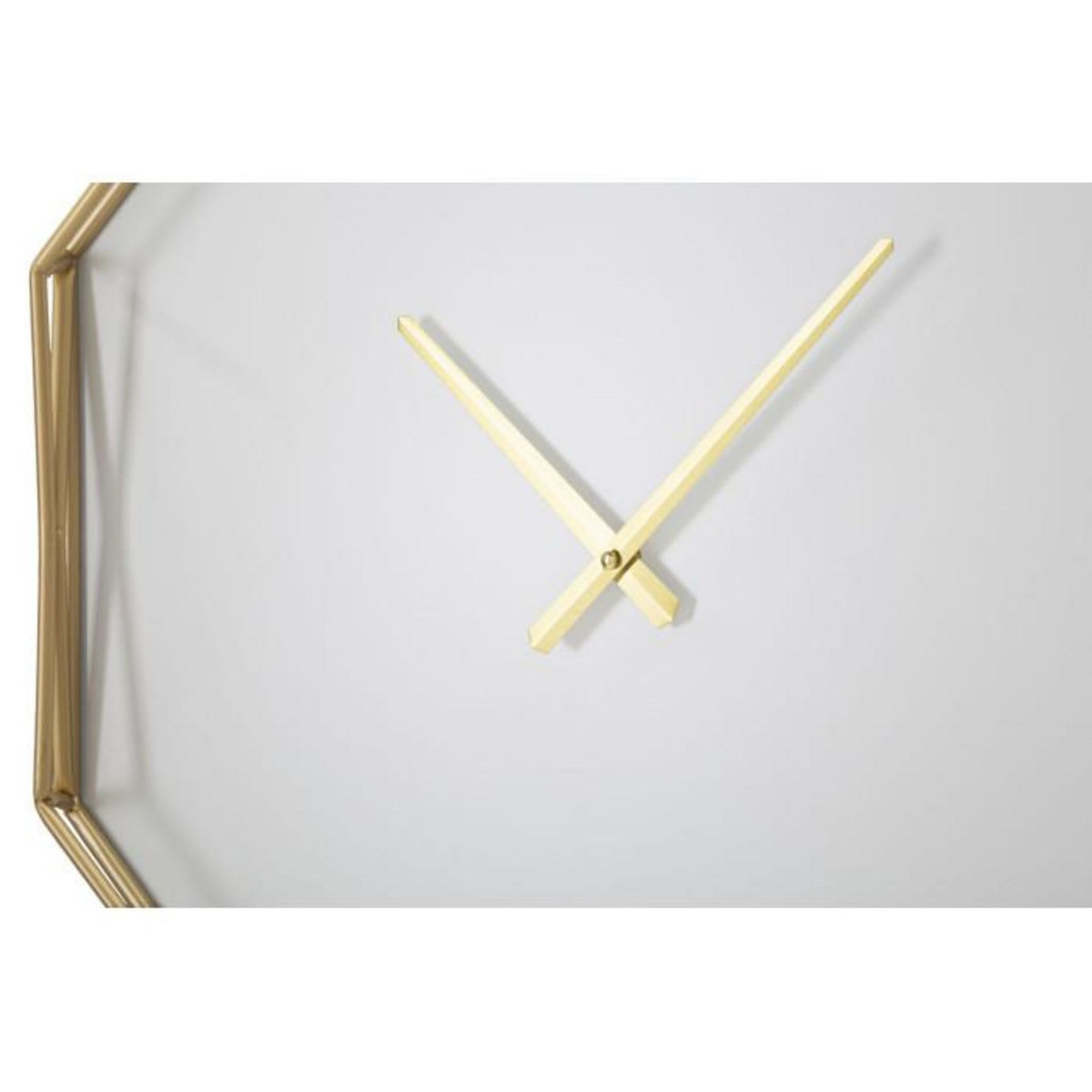 Paris Prix Horloge Murale en Métal  Goldy Octogonal  56cm Or
