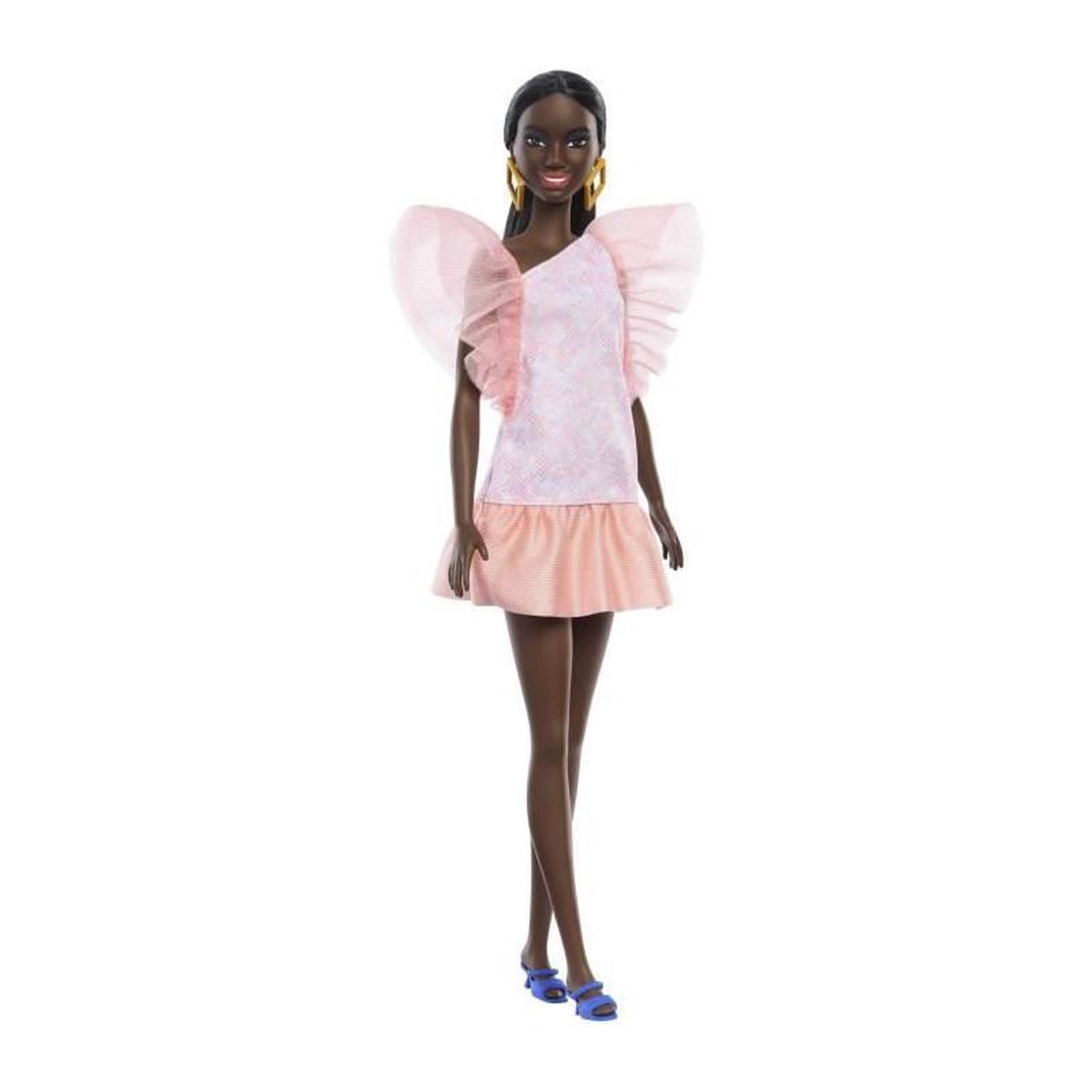 Voir la diapositive 6 : BARBIE FASHIONISTA ROBE VOLANTS - BARBIE - HRH14 - POUPEE MANNEQUIN BARBIE