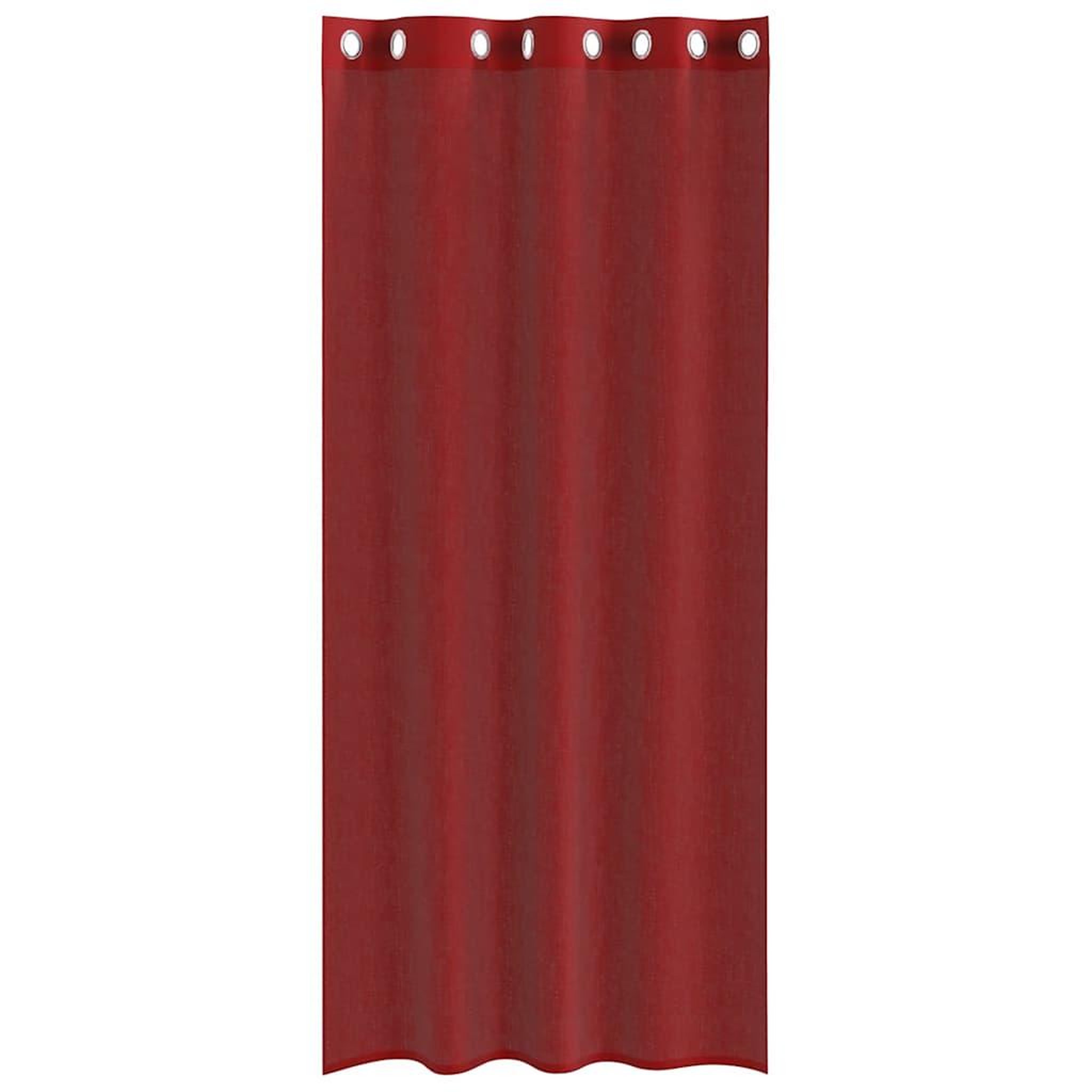 Voir la diapositive 4 : VIDAXL Rideaux en voile avec œillets 2 pcs rouge bordeaux