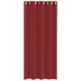Voir la diapositive 4 : VIDAXL Rideaux en voile avec œillets 2 pcs rouge bordeaux