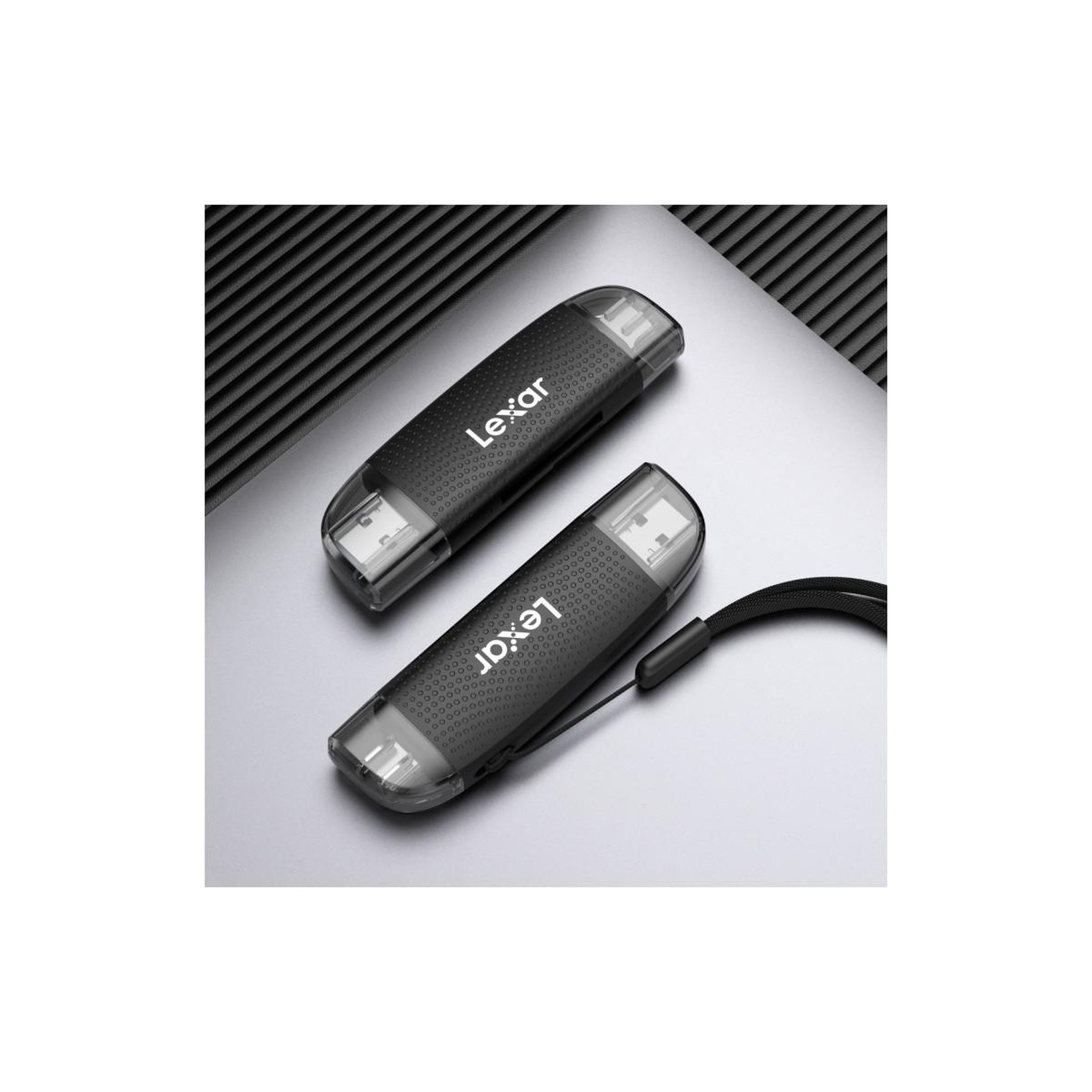Voir la diapositive 3 : Lexar Lexar LRW310X-BNBNG lecteur de carte mémoire USB 2.0 Type-A/Type-C Noir