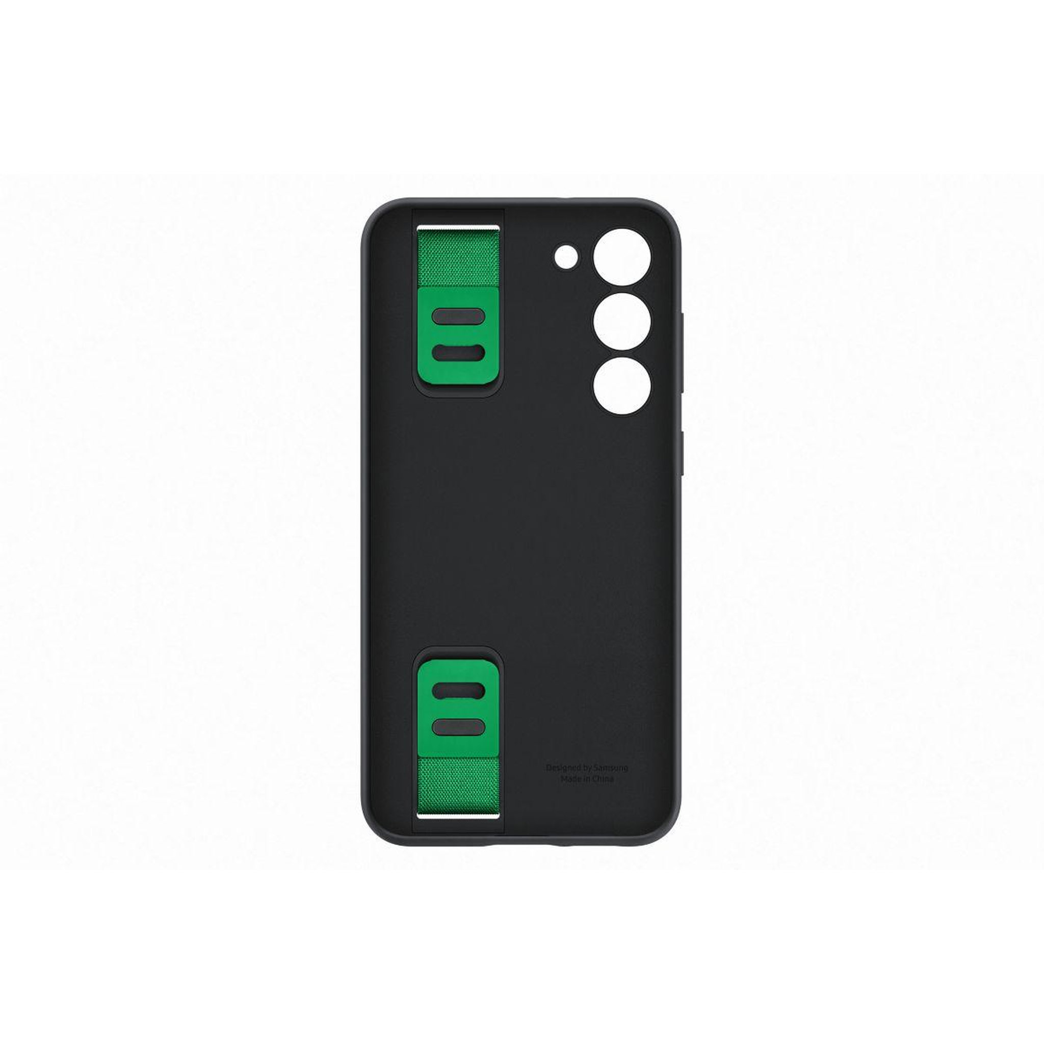 Voir la diapositive 2 : Samsung Coque s23+ silicone avec laniere noir
