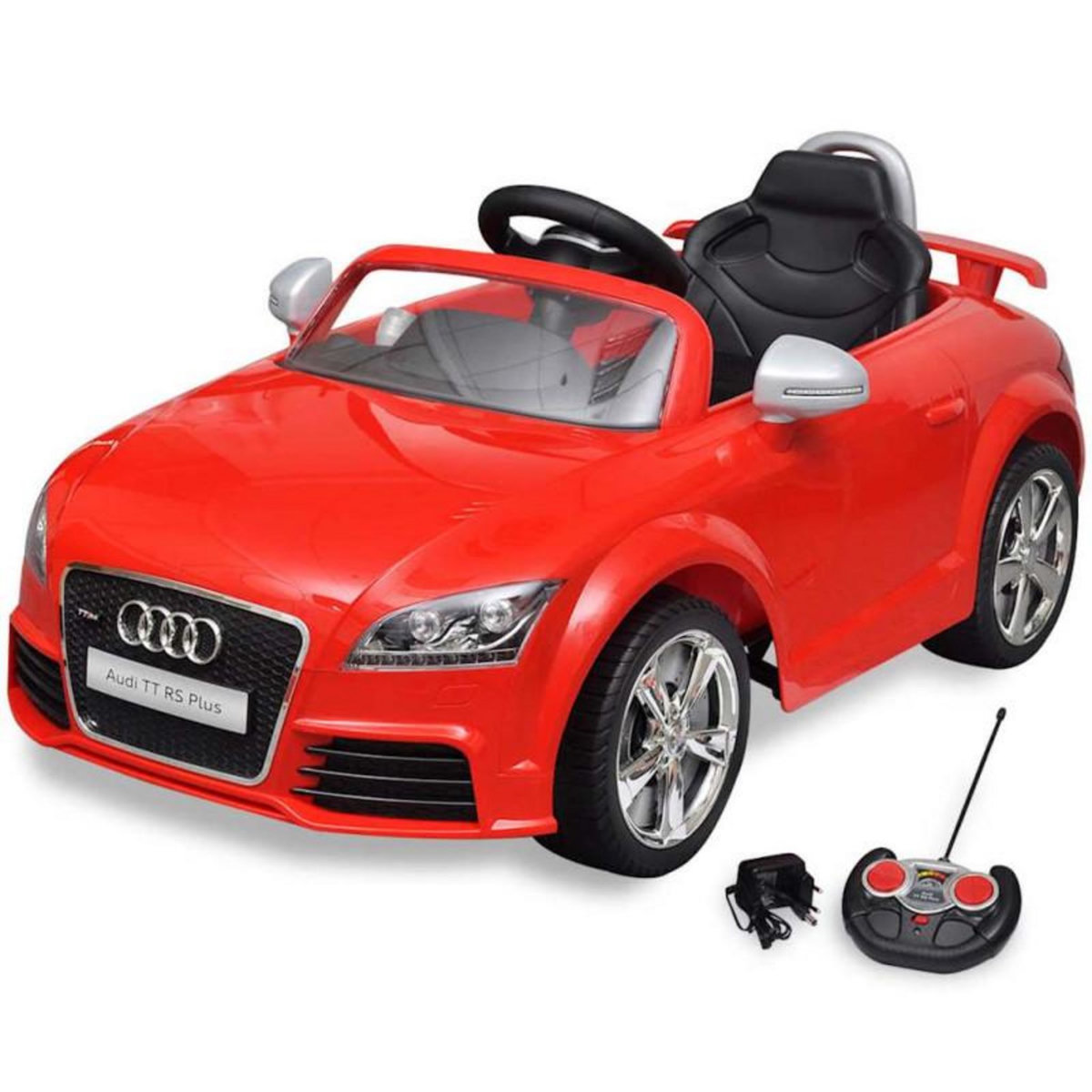 VIDAXL Voiture avec télécommande pour enfants Audi TT RS Rouge