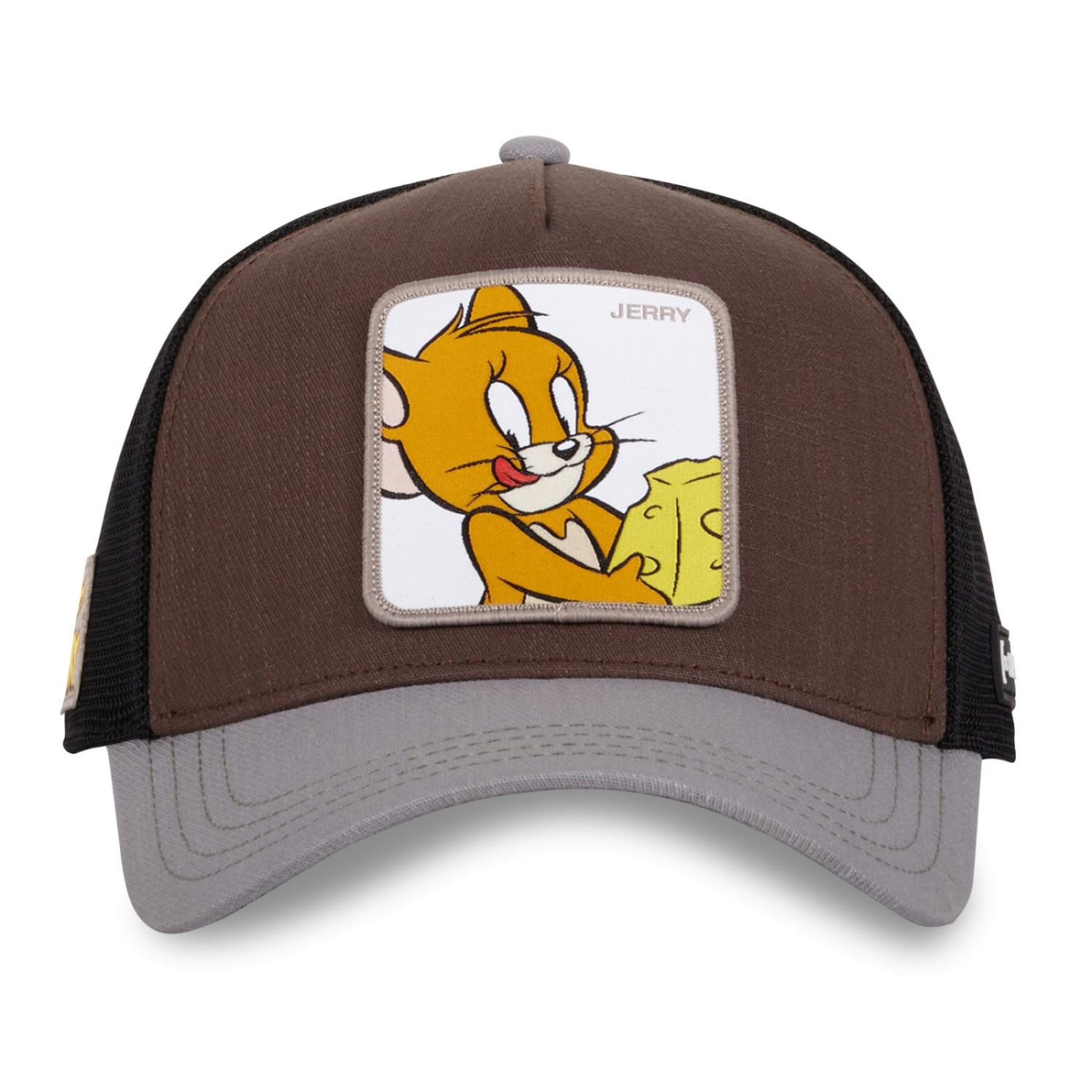 Voir la diapositive 2 : CAPSLAB Casquette trucker avec filet Tom et Jerry