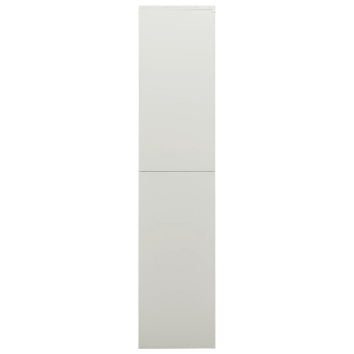 VIDAXL Armoire a casiers Gris clair 90x40x180 cm Acier