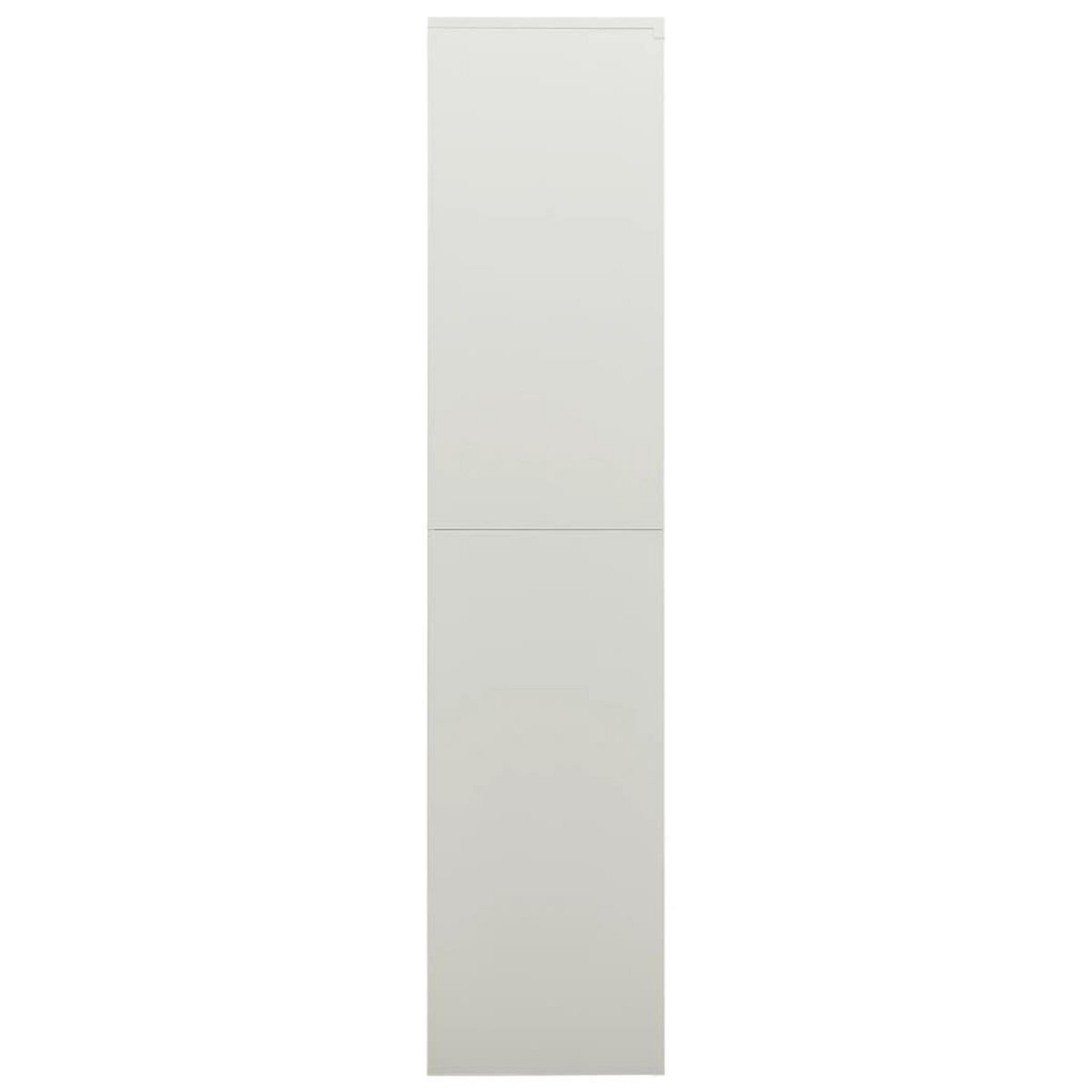 VIDAXL Armoire a casiers Gris clair 90x40x180 cm Acier