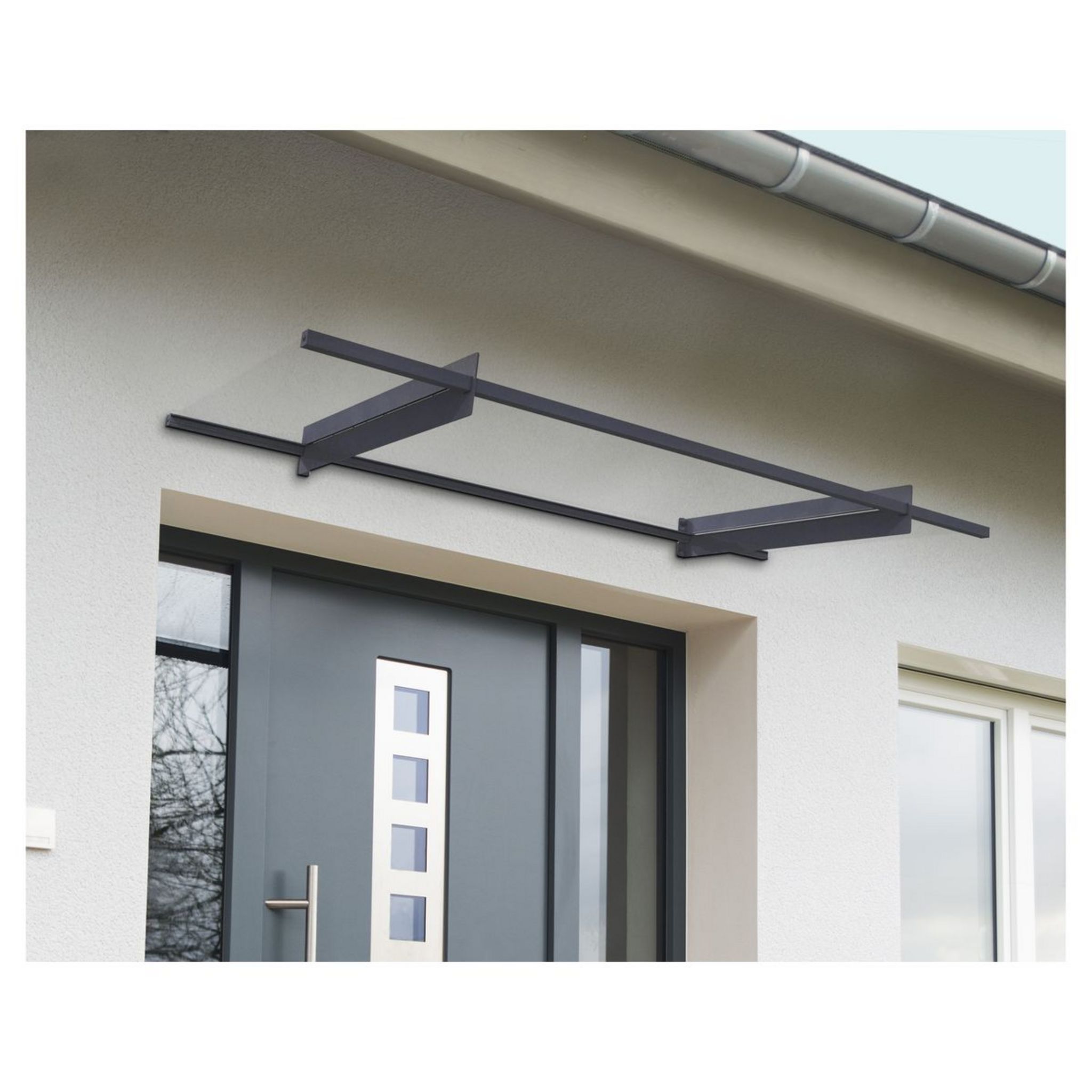 Canopia by PALRAM Marquise - Anthracite - 94x250-5cm - NANCY 2050