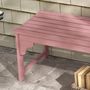 Voir la diapositive 6 : OUTSUNNY Banc de jardin 2 places assise à lattes dim. 115L x 50l x 45H cm bois de jarrah