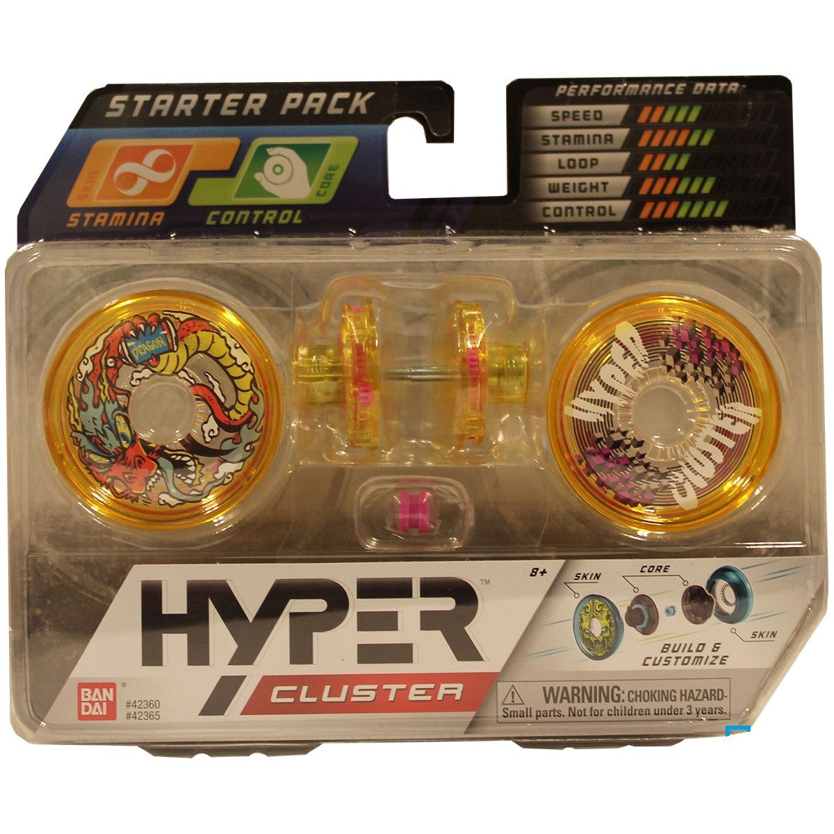 BANDAI Coffret de démarrage Yoyo Hyper Cluster