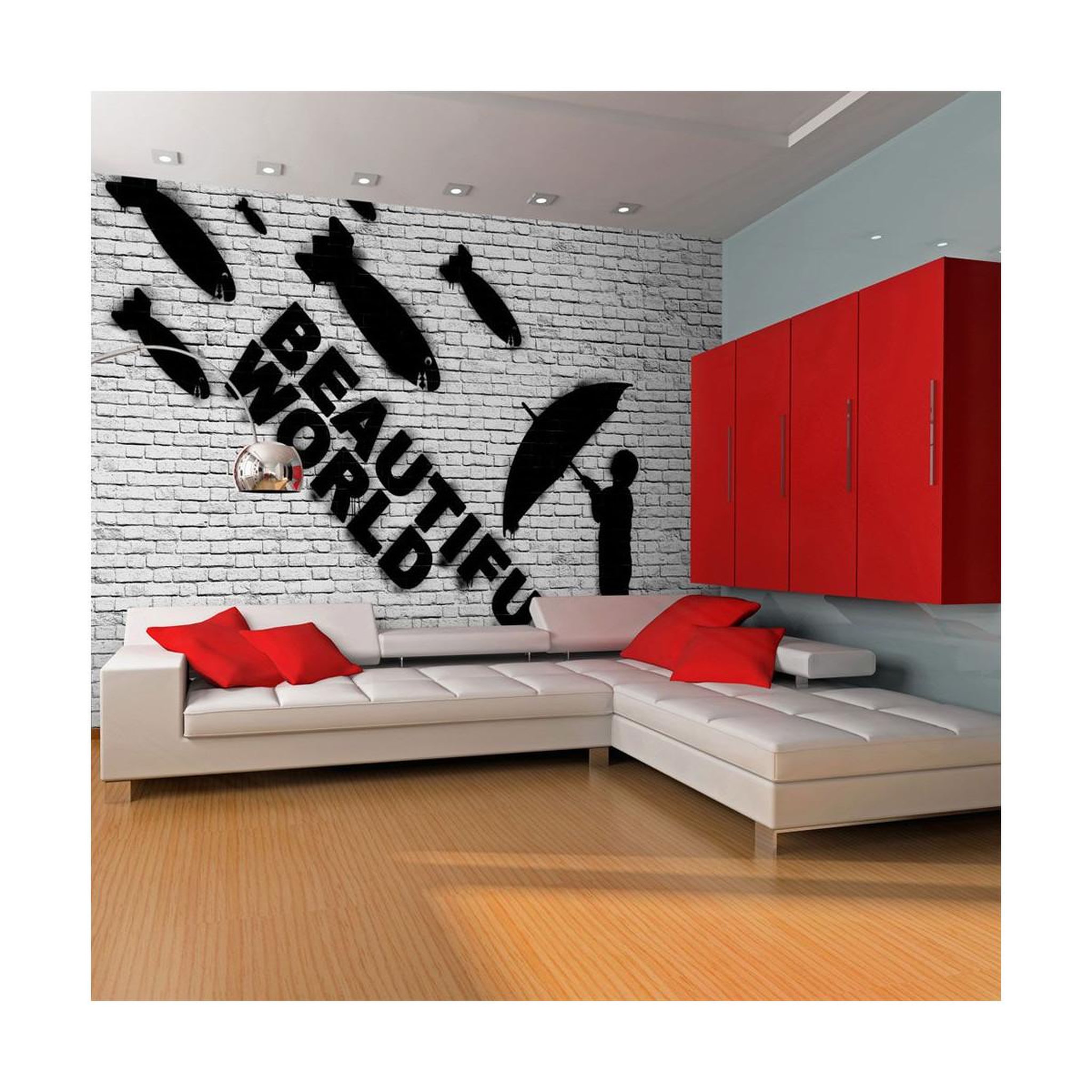 Paris Prix Papier peint  beautiful world. Coloris disponibles : Multicolore