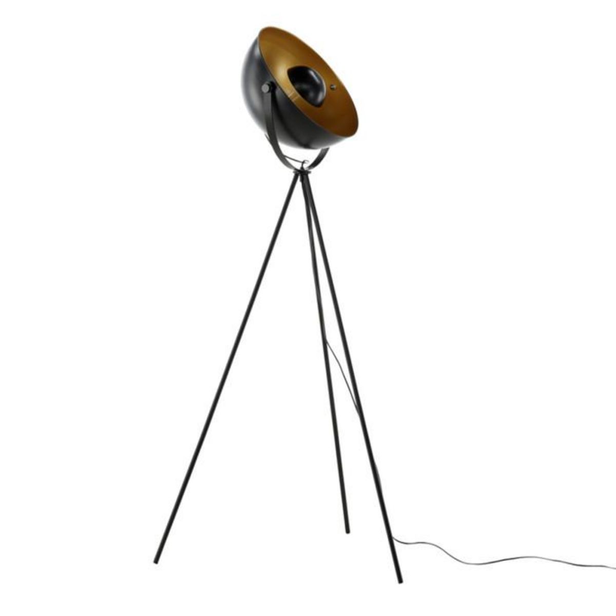 Paris Prix Lampadaire Trépied en Métal  Search  159cm Noir